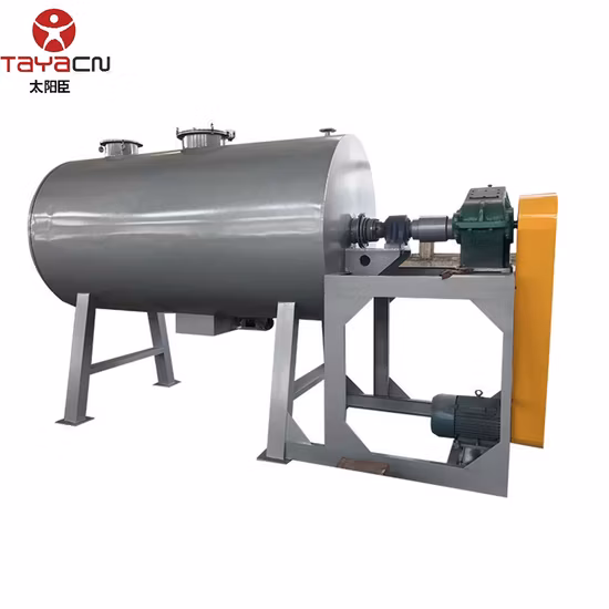 Horizontal Solvent Recovery Vacuum Rake Dryer Machine for Sulphur Black