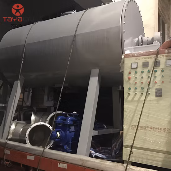 Horizontal Solvent Recovery Vacuum Rake Dryer Machine for Sulphur Black