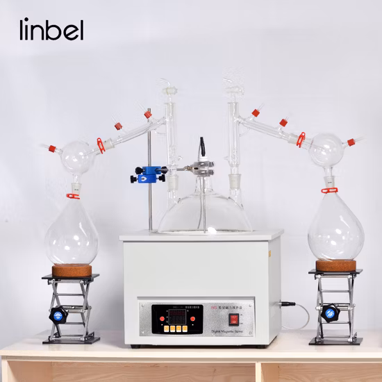 High Quality Laboratory Distillation Borosilicate Glass Small Rotary Vacuum Evaporator System Brand 500ml 1L 2L 3L 5L